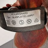 Glass wall lamp, by Per Lutken for Holmegaard Glass factory in the late 70s