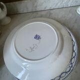 Pair of round dishes Boch La Louvière circa 1900