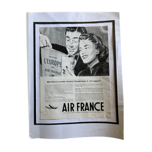 Affiche publicitaire Air France