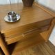 2 tables de chevet en orme Simat années 80