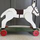 Horse to pull, antique wooden toy
