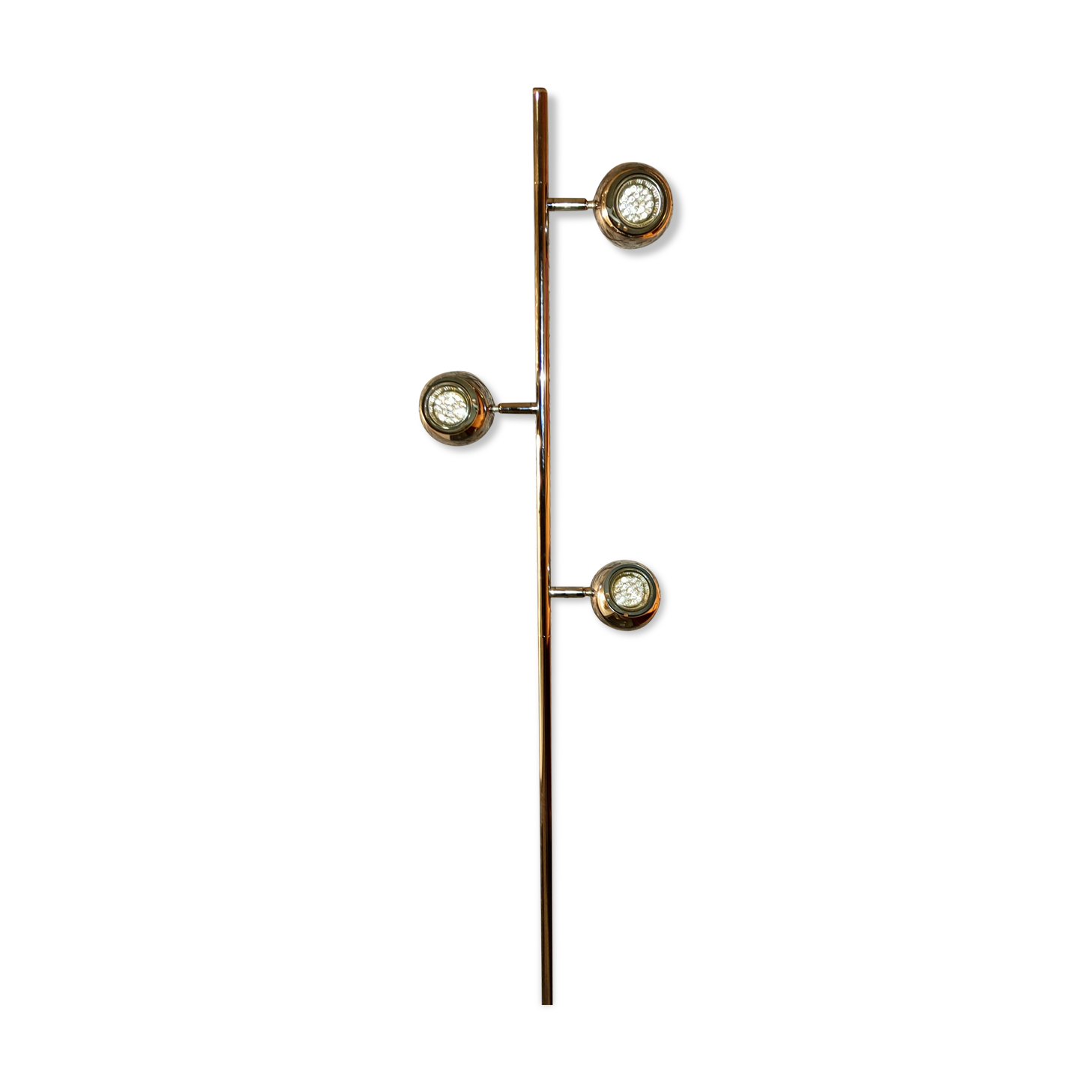Smooth floor lamp eyes ball 1980