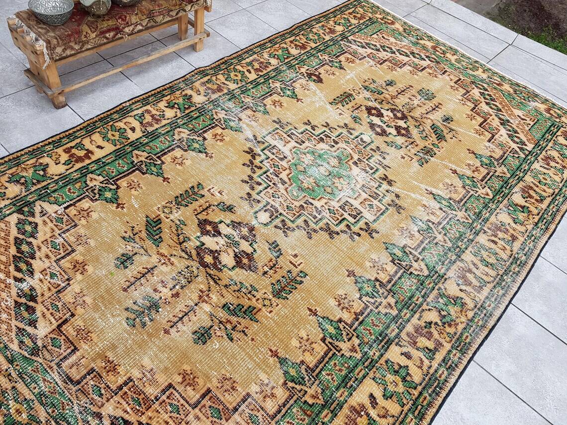 Oushak Turkish Area Rug sku 2333
