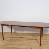Mid-century teak extendable rosewood dining table, Denmark, 1960s