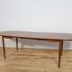 Mid-century teak extendable rosewood dining table, Denmark, 1960s