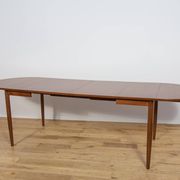 Table à manger extensible en teck et palissandre des années 1960, Danemark.