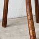 Antique solid wood stool,