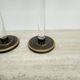 Set of 2 Caravell lucite candle sticks, 1970’s