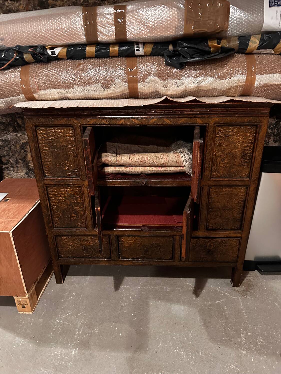 Ancient Tibetan commode
