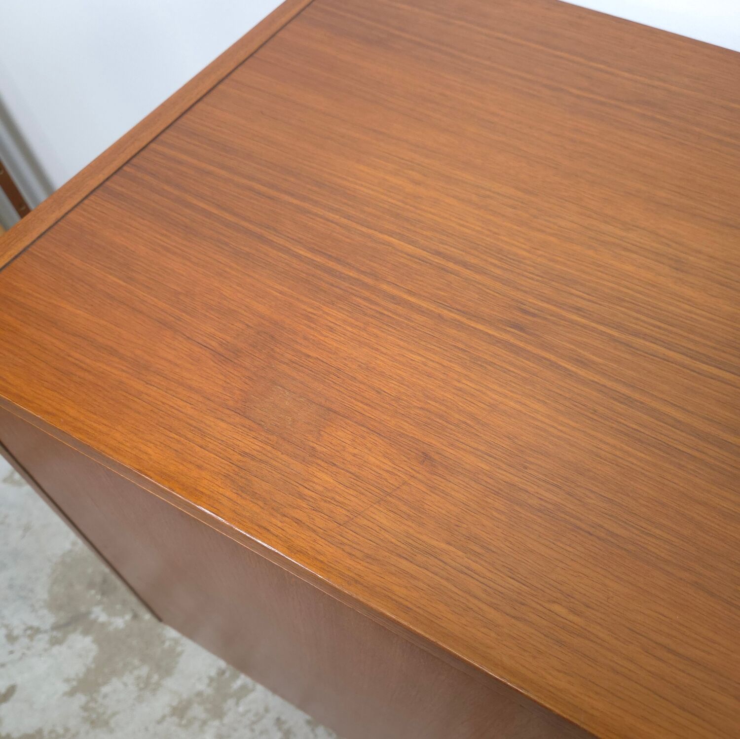 Vintage 60s - 70s teak sideboard German, TV cabinet