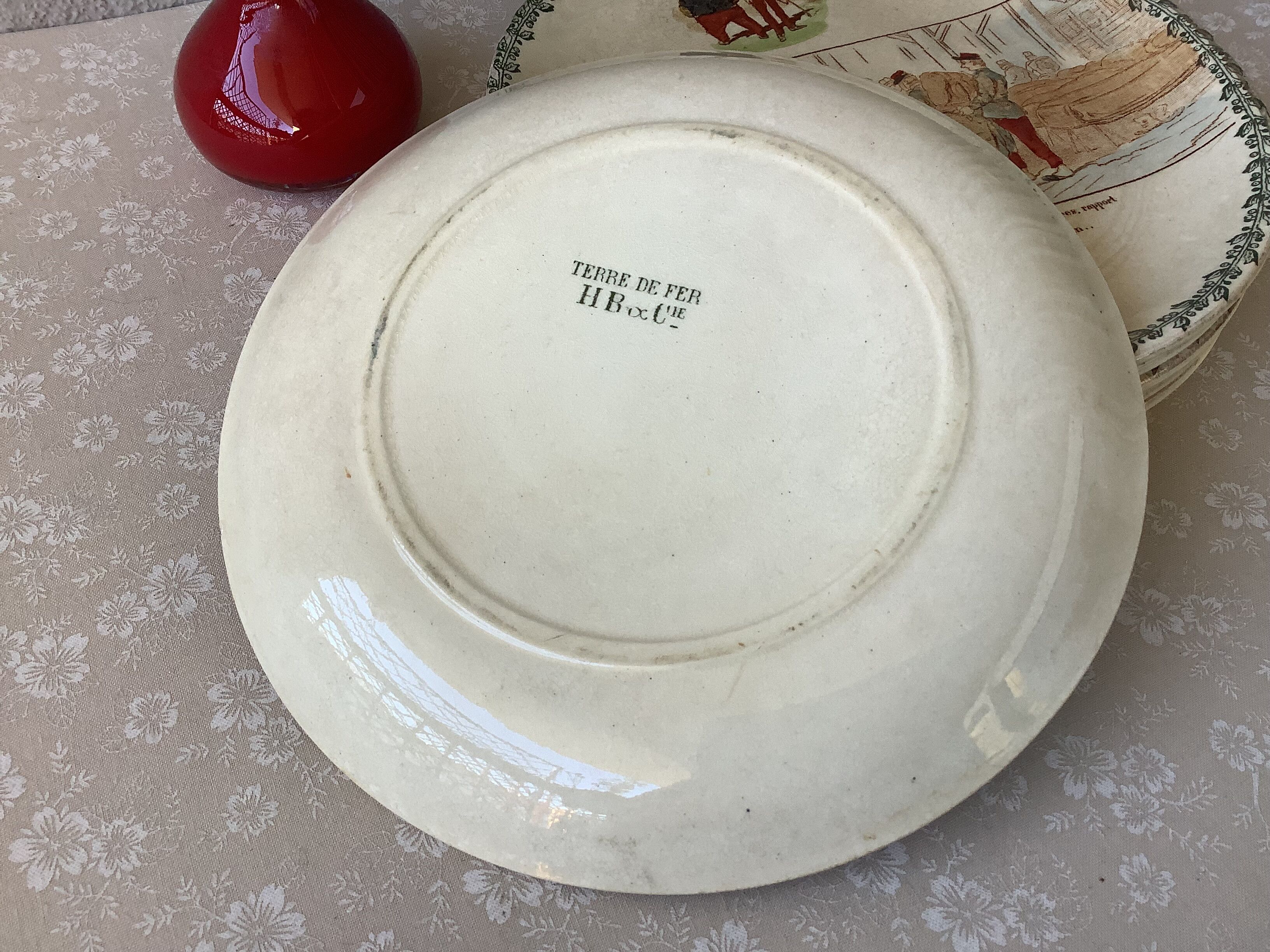 Talking plates Military Iron Land Choisy le Roi