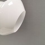Small hanging lamp in opal glass, Danish and from the 1980s.