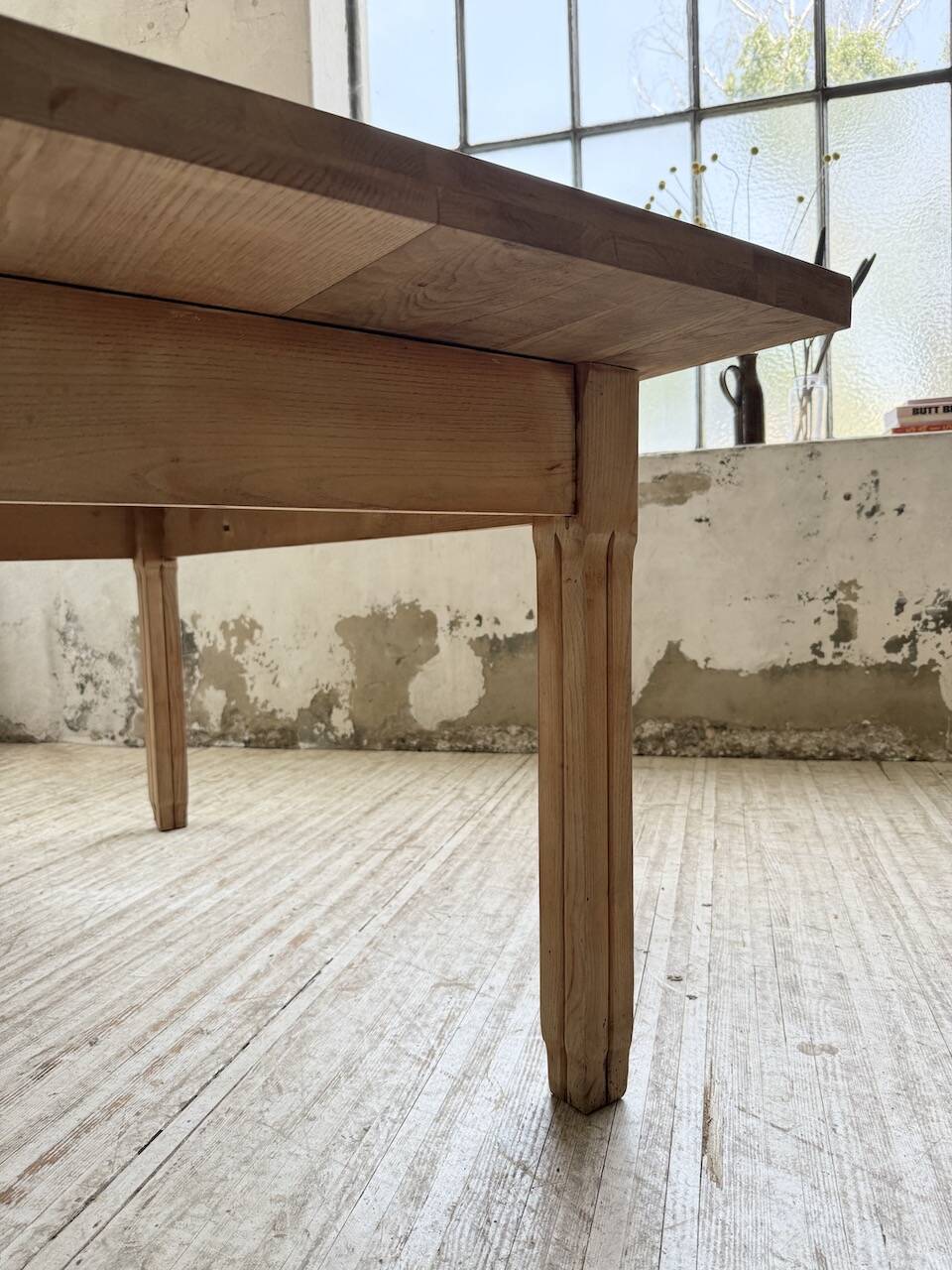 Ancienne table de ferme en chêne