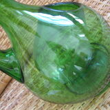 Blown glass carafe with spout