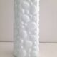 Space Age vase in opaline glass decorated with bubbles