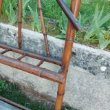 Porte manteau en bambou ancien vintage