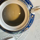 Small milk jug and sugar bowl from Japan with floral patterns from the 1930s/1940s.