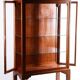 Czech Art Deco Display Cabinet in Mahogany and Glass, 1930s