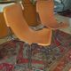 Leather and chrome chairs 1970