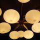 Ceiling light brass and _closes Italian design