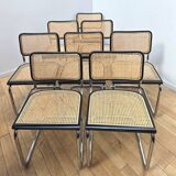 Suite de 8 chaises Cesca B32, Marcel Breuer
