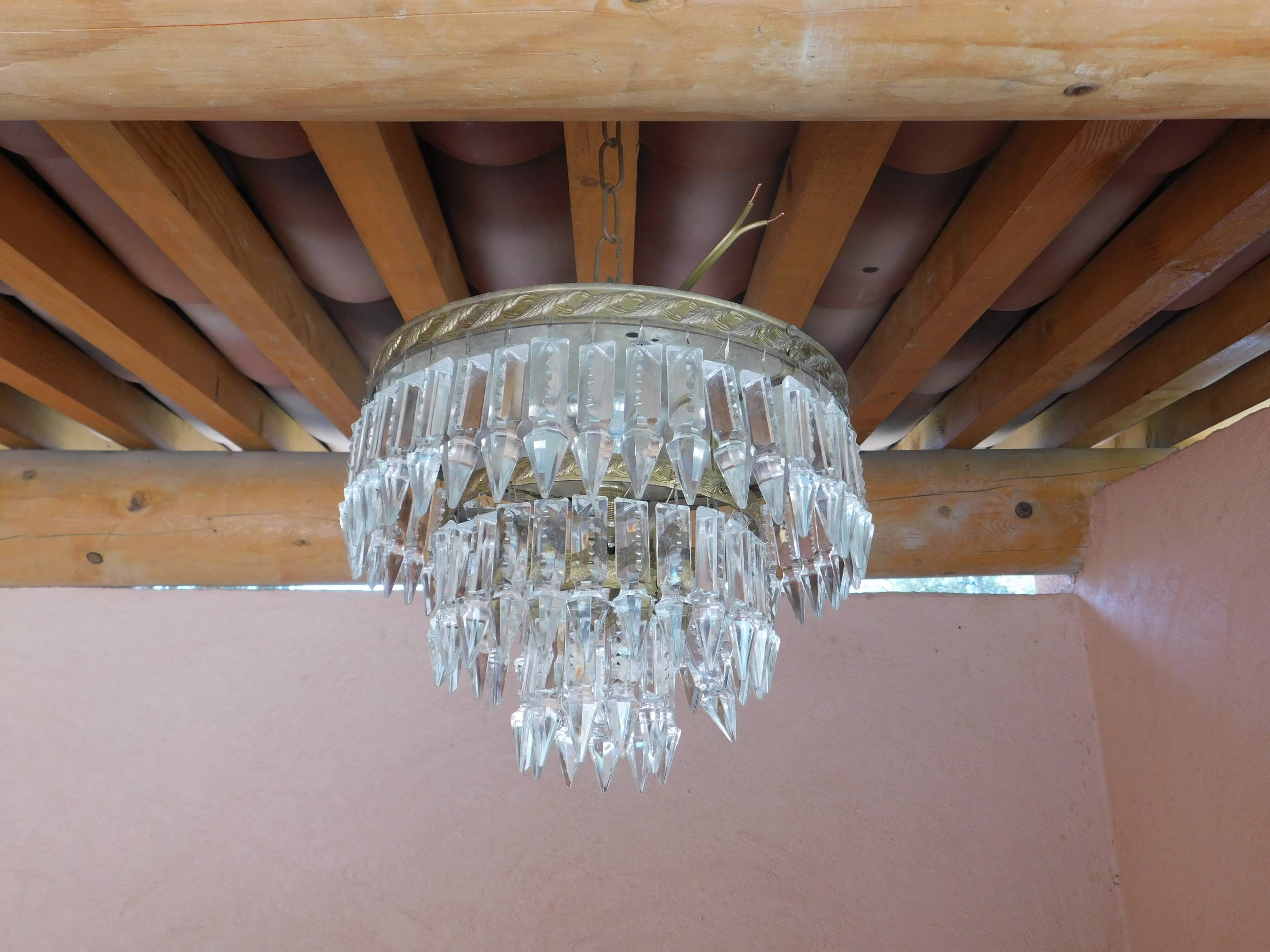 Pair of tassel ceiling lights