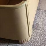 Lit enfant en bois jaune