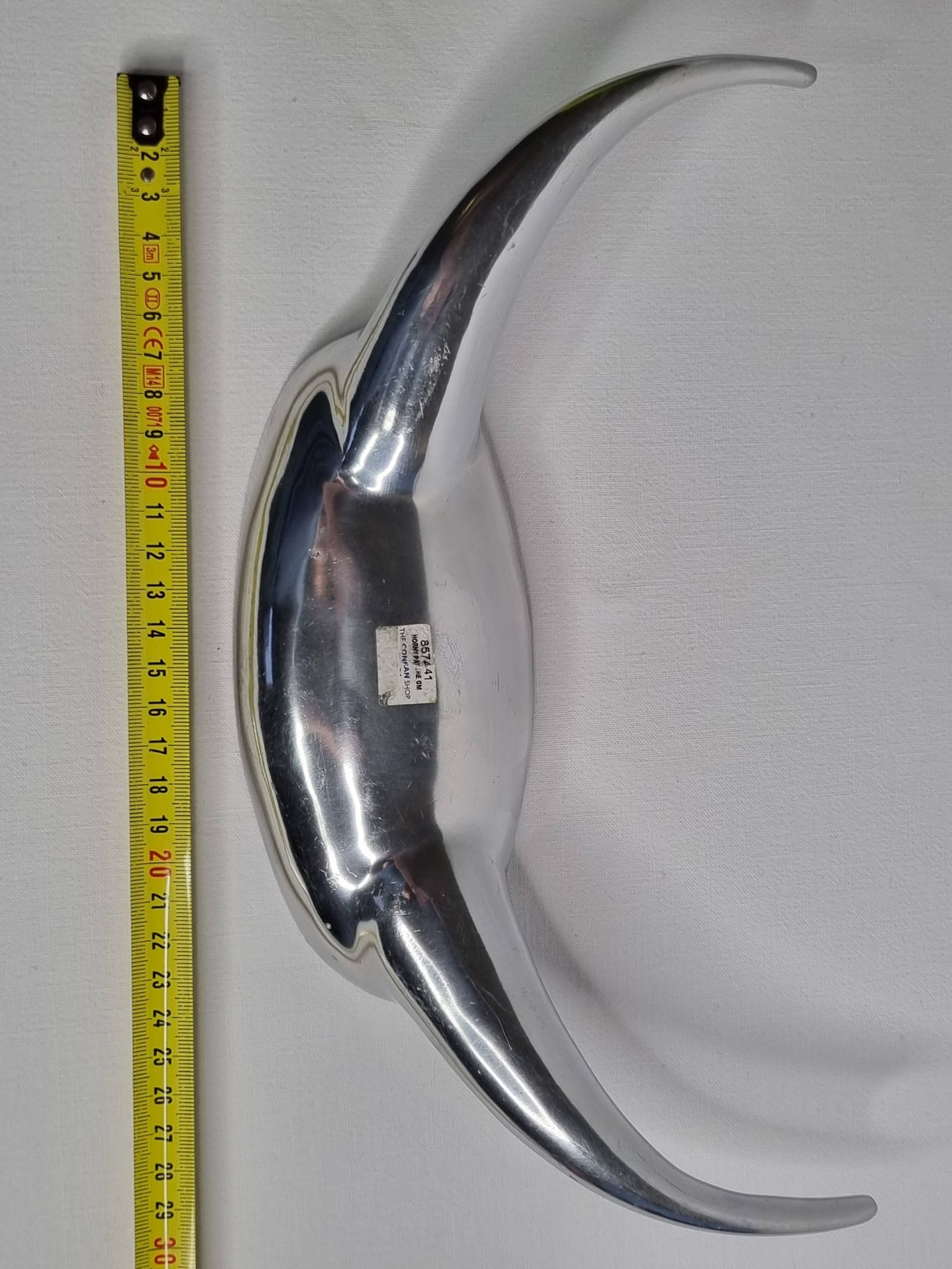Horny Coat Hook, Aluminum Bull Head Wall Mount, The Conran Shop, 30 cm