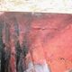 Oil on canvas signed Monique Humbert, abstract composition, wall painting, interior decoration.