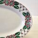 Antique oval dish from Sarreguemines, "Turbigo" model