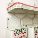 Shelf set and iron boxes