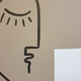 Minimalist painting on canvas
