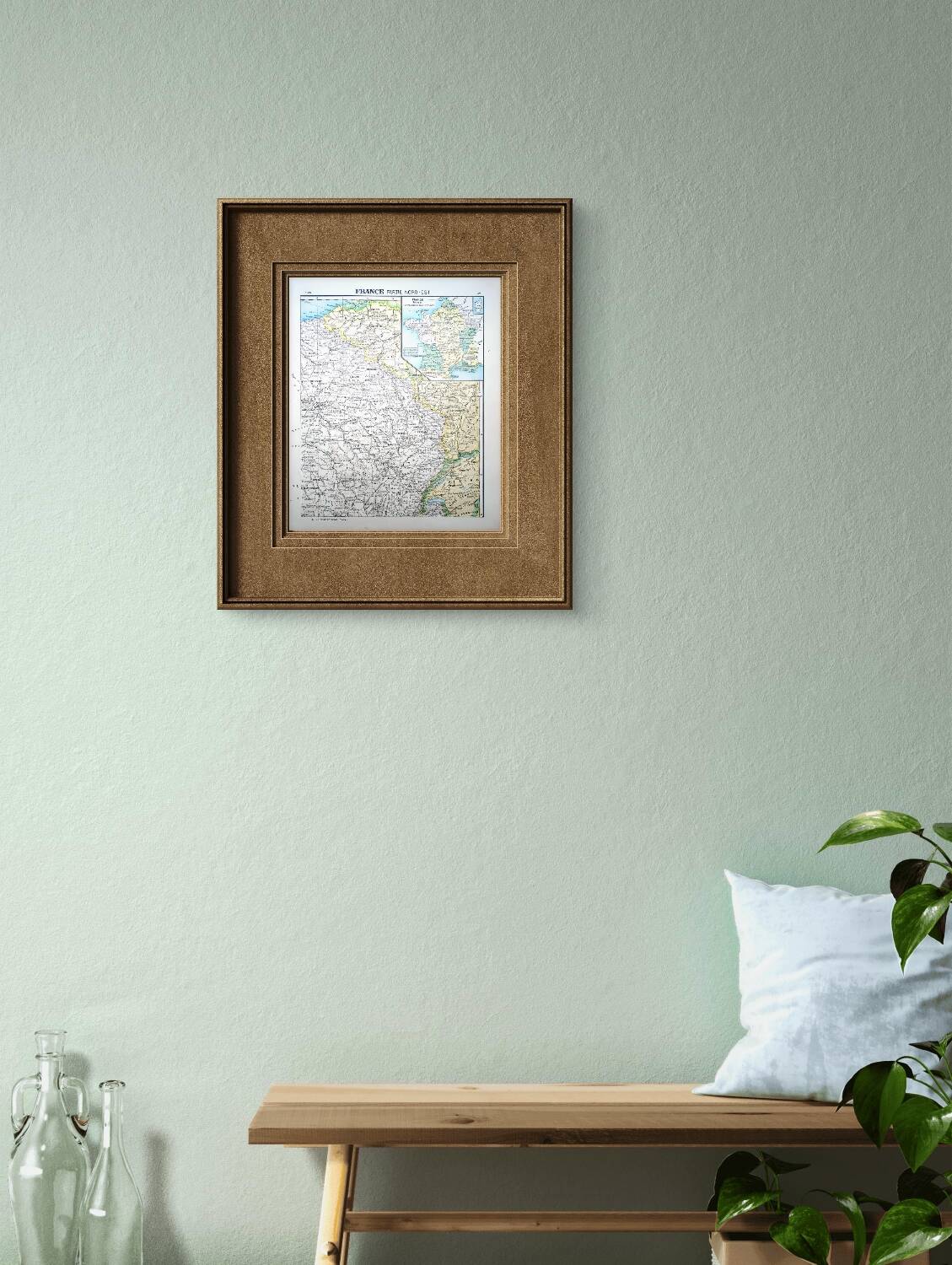 Printed in 1900, Northeast France.