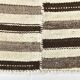 8x10 Dark Brown & Beige Kilim Rug 239x293Cm SK 35486