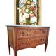 Commode sauteuse Louis XVI en bois fruitier