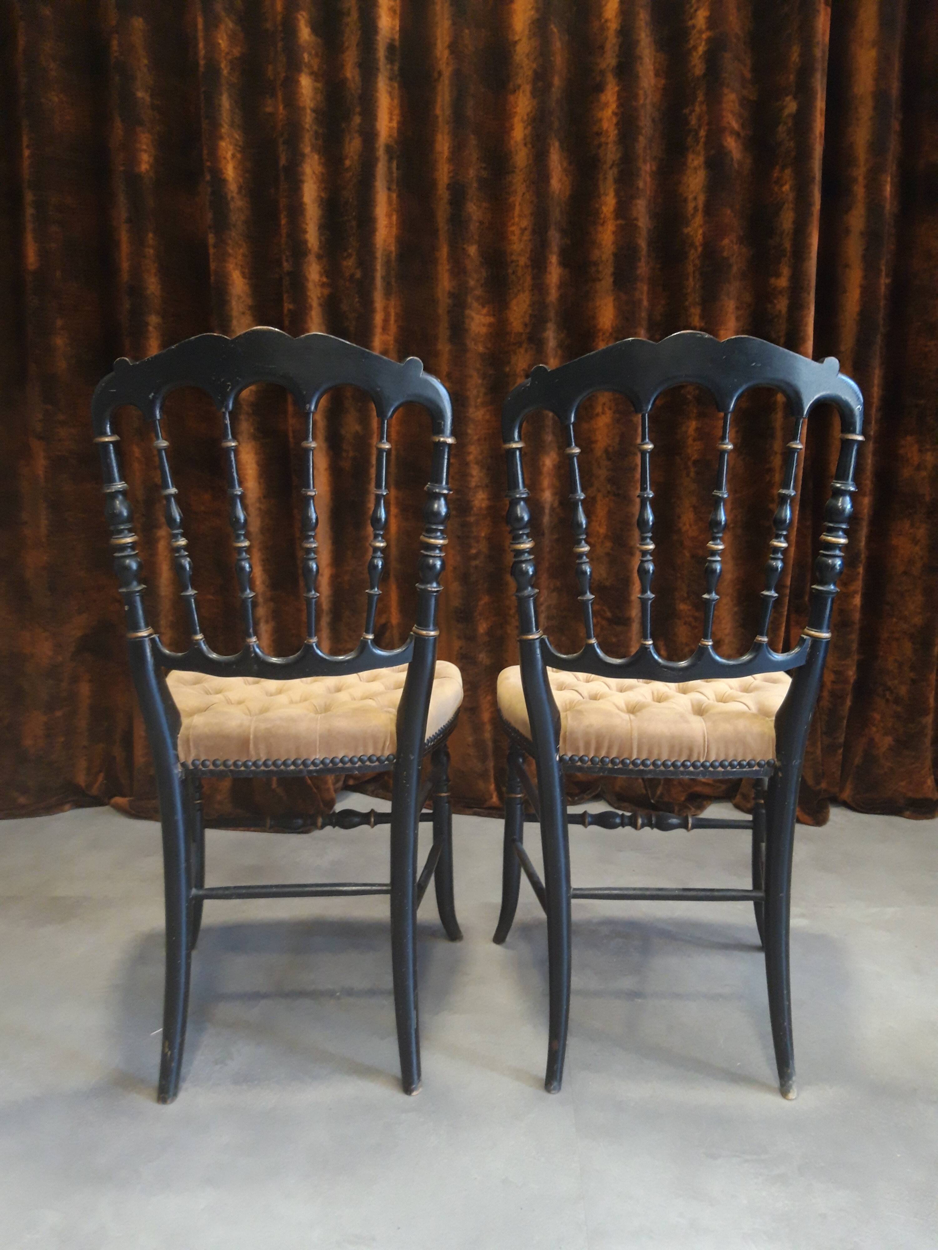 Paire de chaises Charivari
