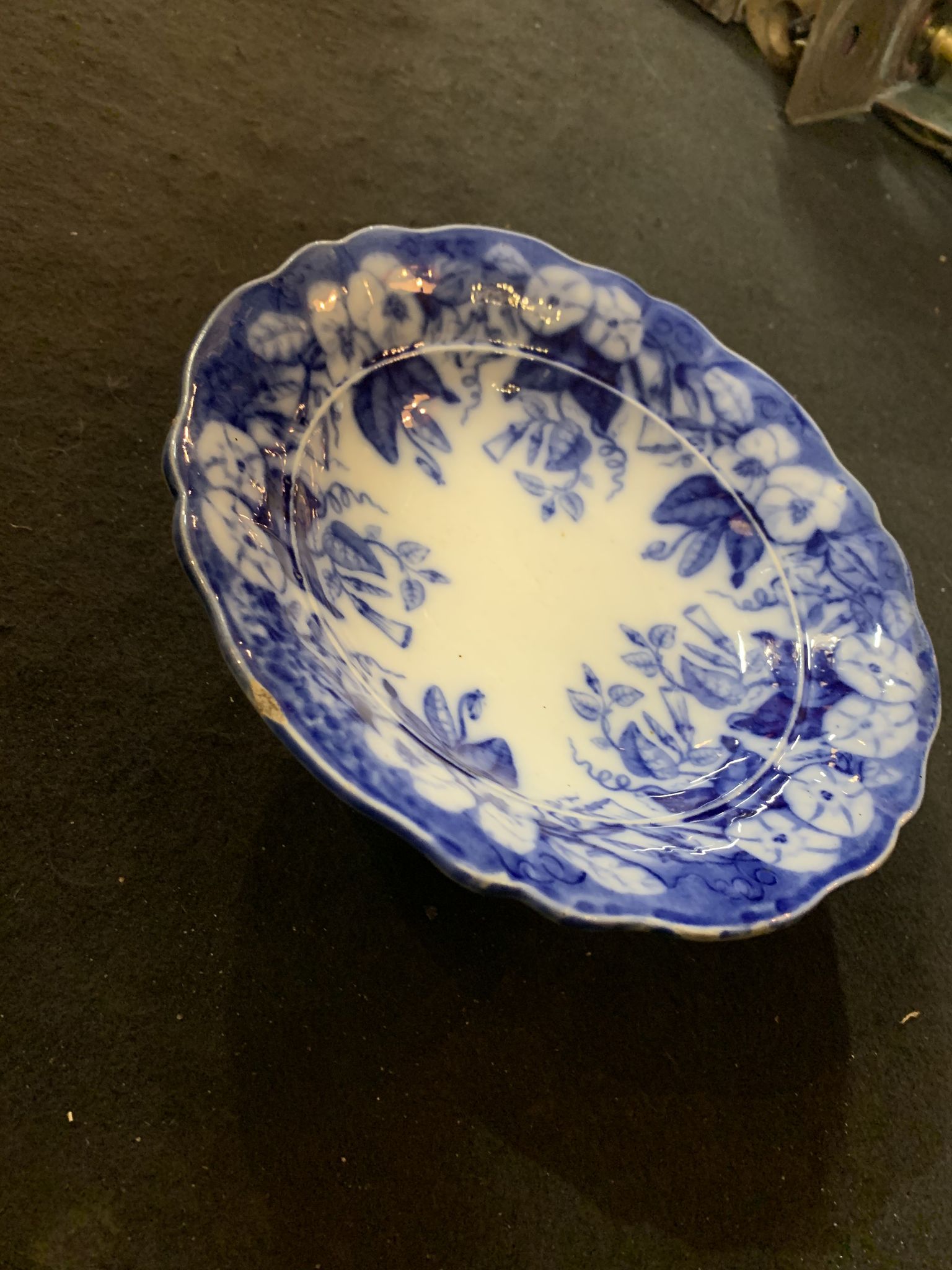 Compotier stamped Vieillard Bordeaux