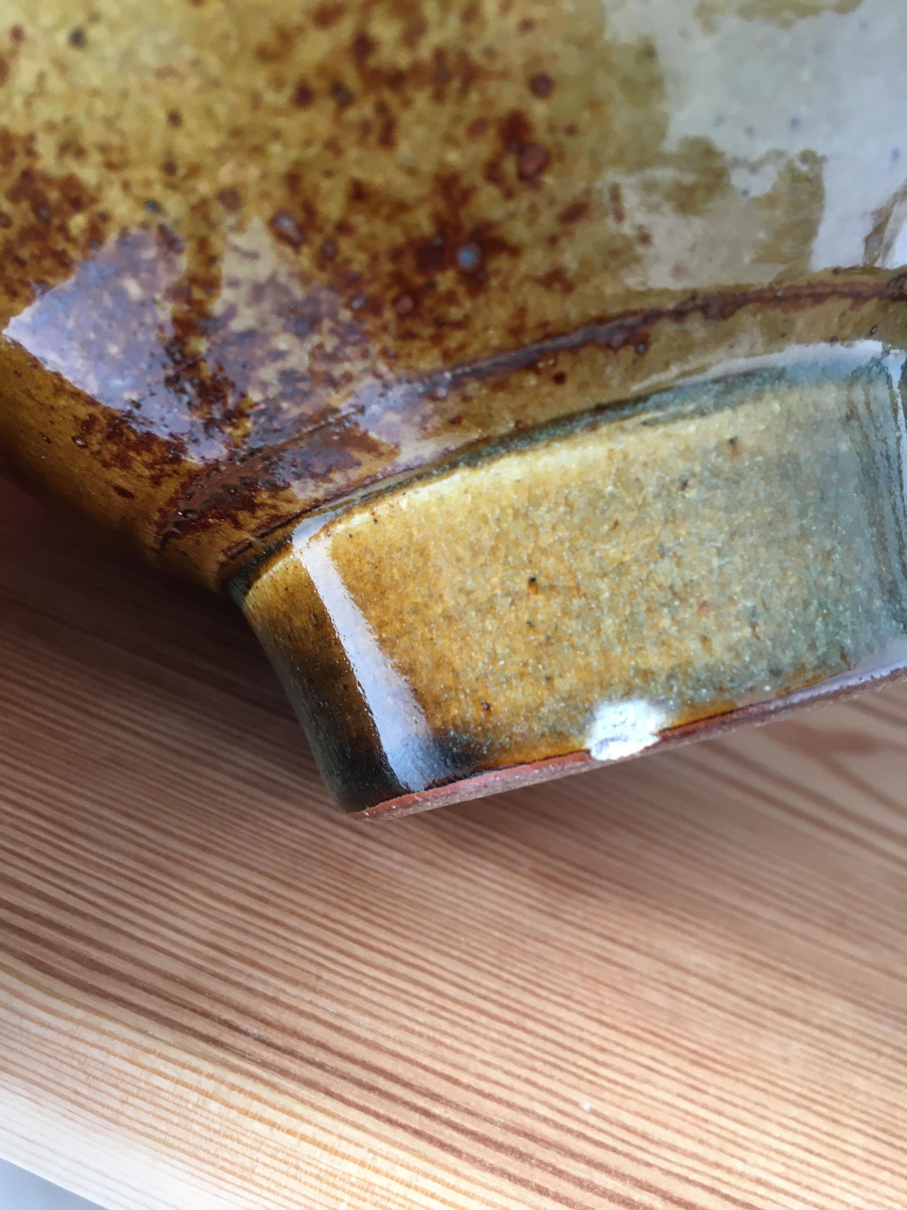 Stoneware jam funnel bowl