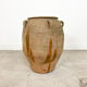 Antique mediterranean spanish terracotta olive jar