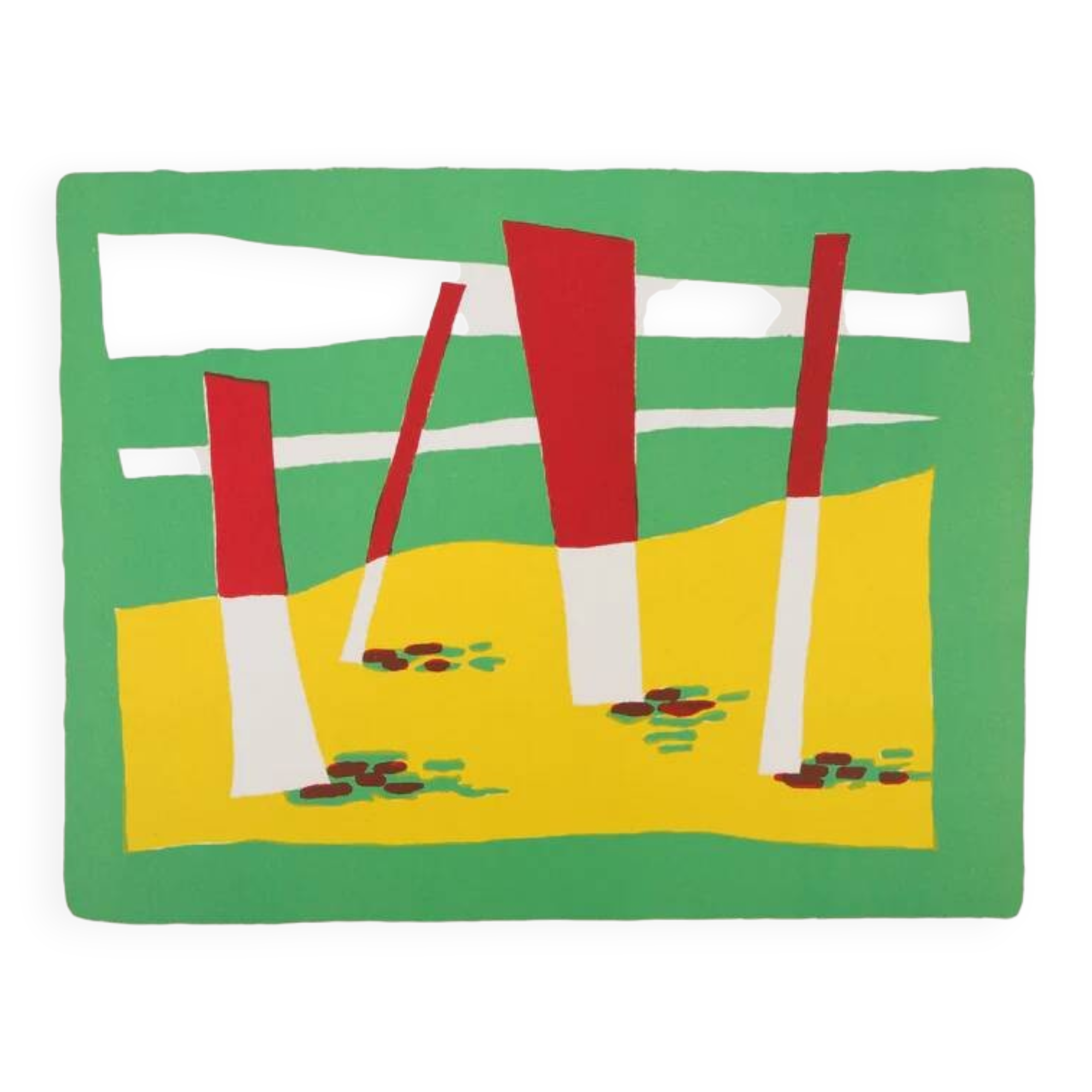 Léon Gischia: The Beach, original signed lithograph