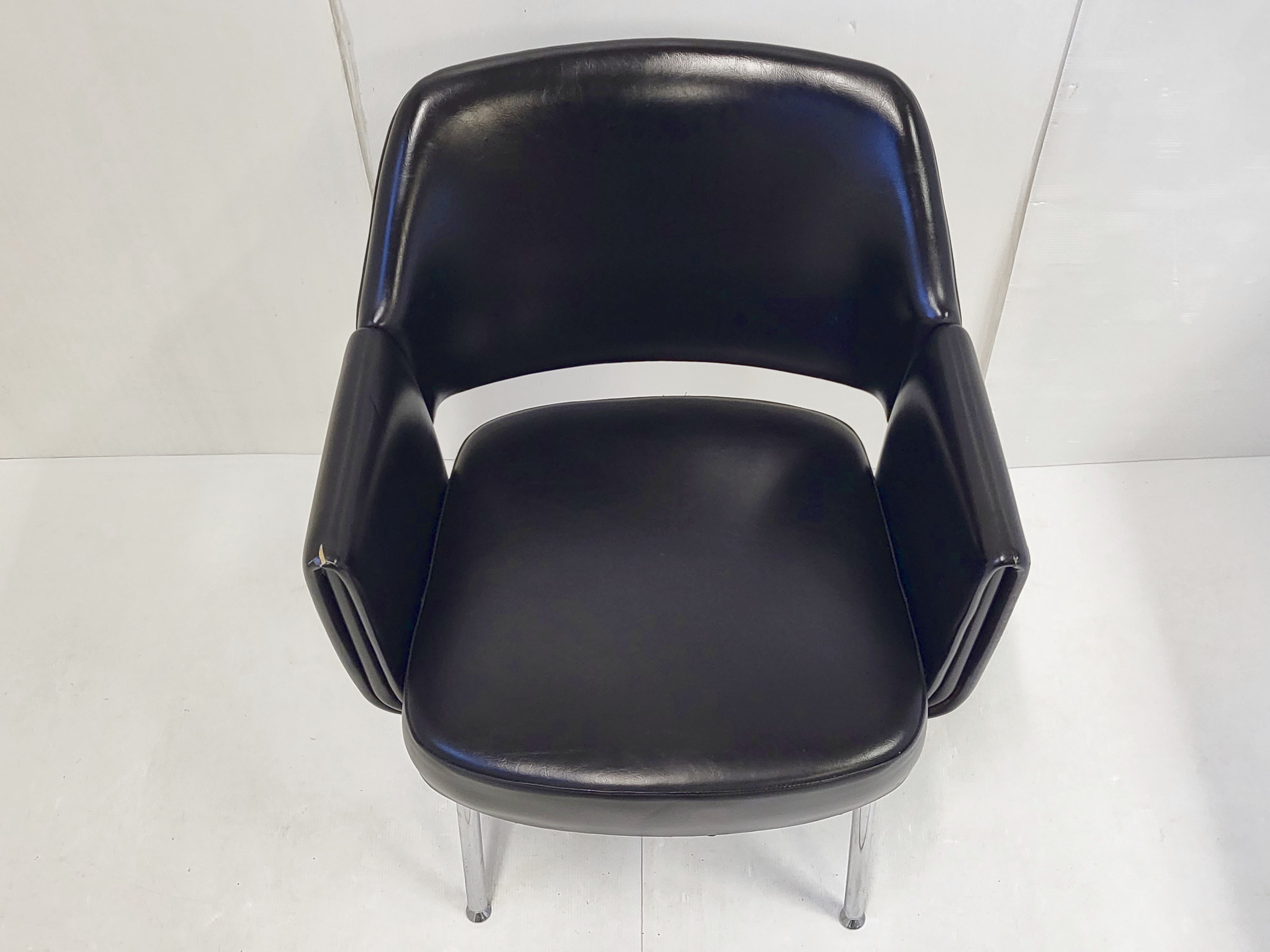 Armchair Deauville Marc Simon Airborne vintage 1960