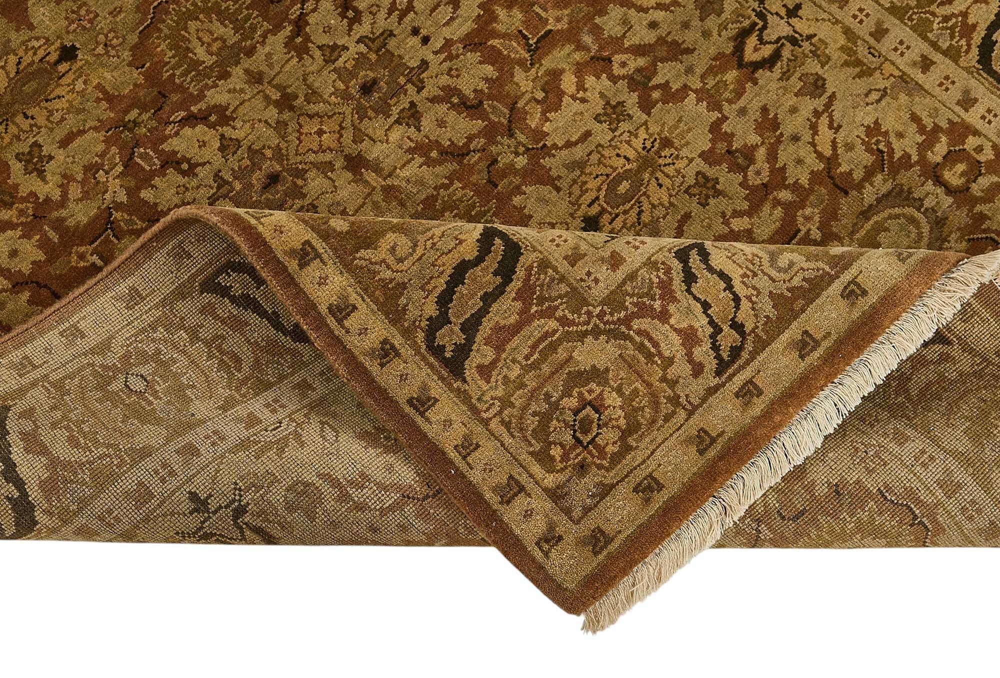 Turkish Handknotted Wool Oushak Rug 132 cm x 184 cm