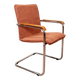 Bauhaus desk chair chrome granola 1970