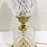 Crystal and bronze lamp base