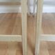Set of 4 Vintage Wooden Folding Lounge Chairs: Beige Fabric, STOL Kamnik 1970