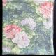 Nappe "english cottage" en coton vert sauge et fleurs champêtres