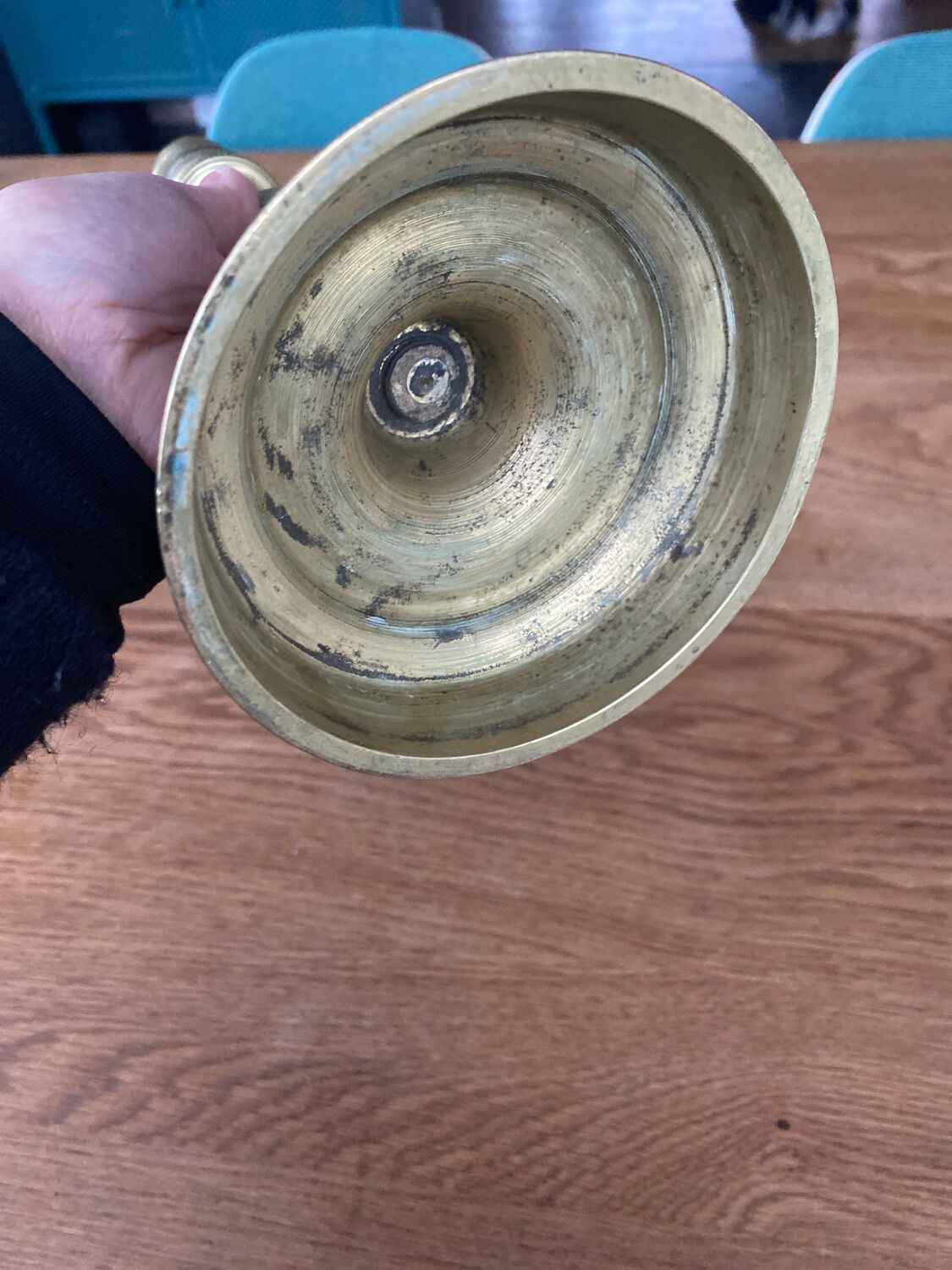 Brass candle holder