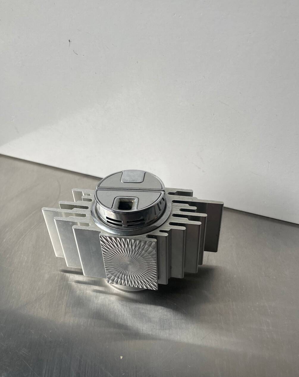 Vintage Modernist  SAROME Japan Table lighter brutalist space age