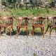 4 fauteuils Baumann en bois courbé