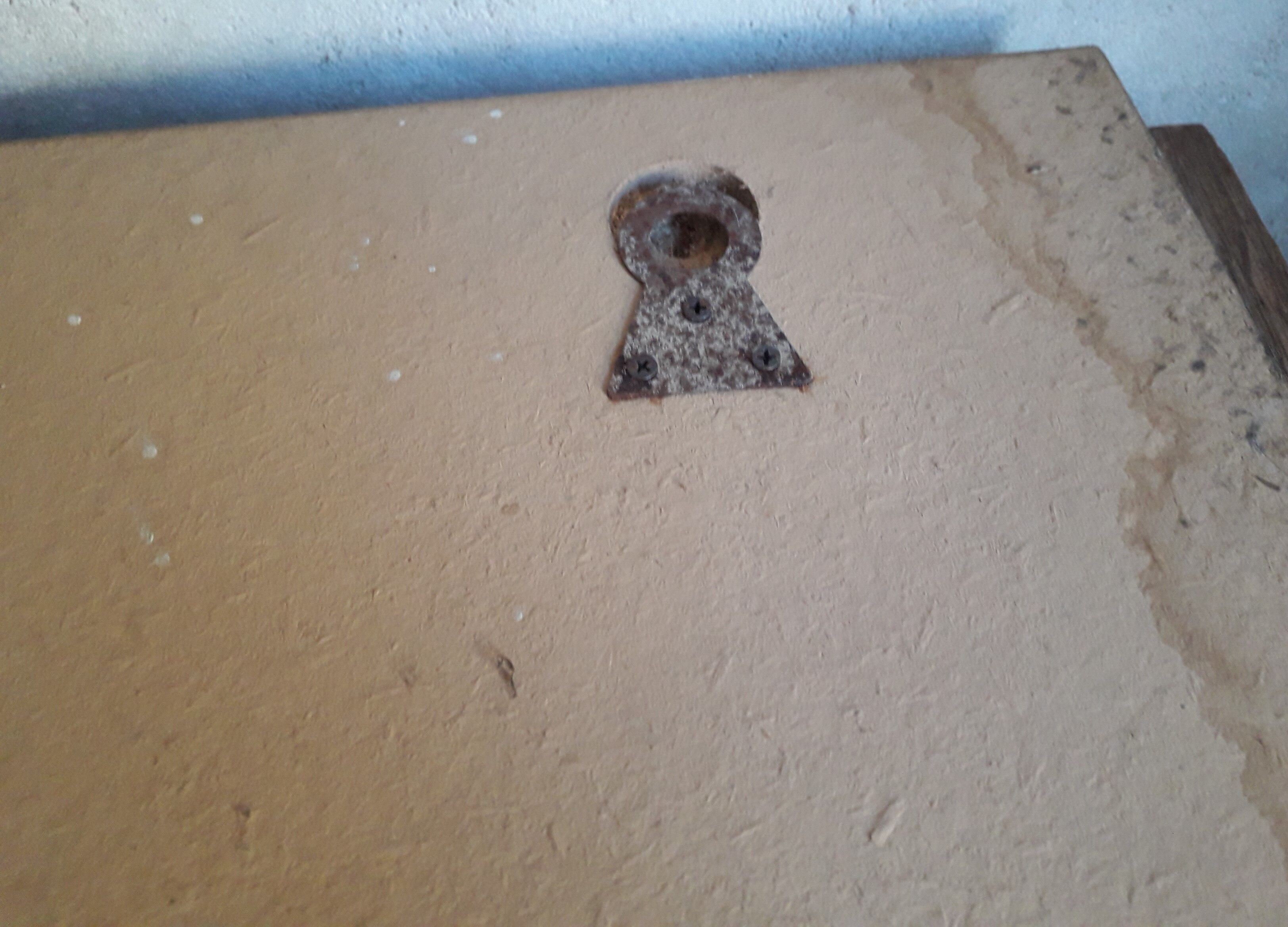 70s two-tone mirror - 97x46cm